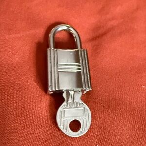 Authentic Hermes lock and key